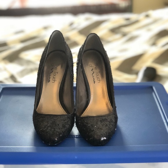 Sparkly black heels - Picture 2 of 2